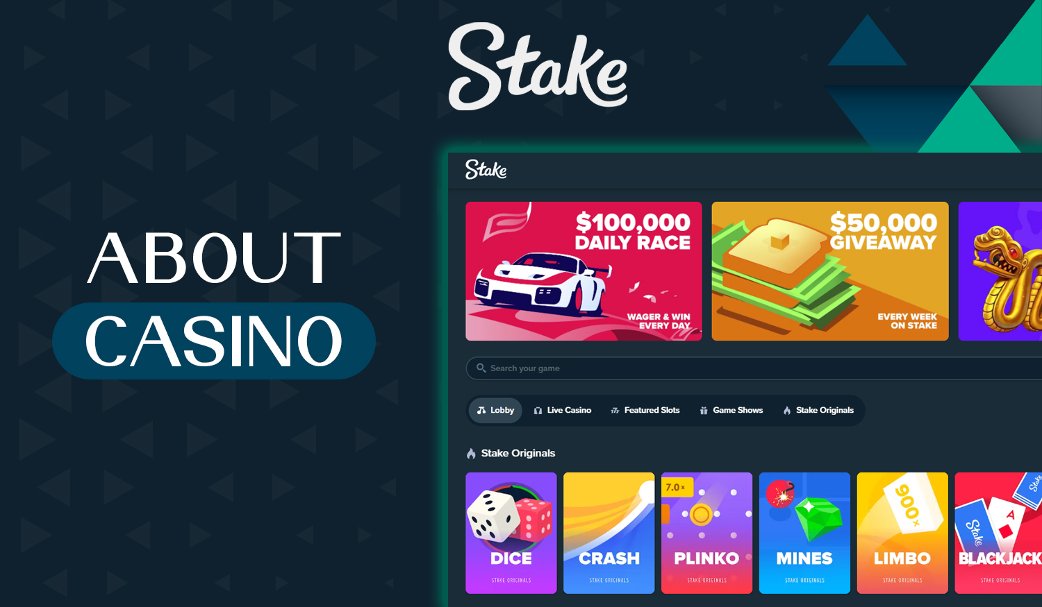 General information about Stake Casino for users from India