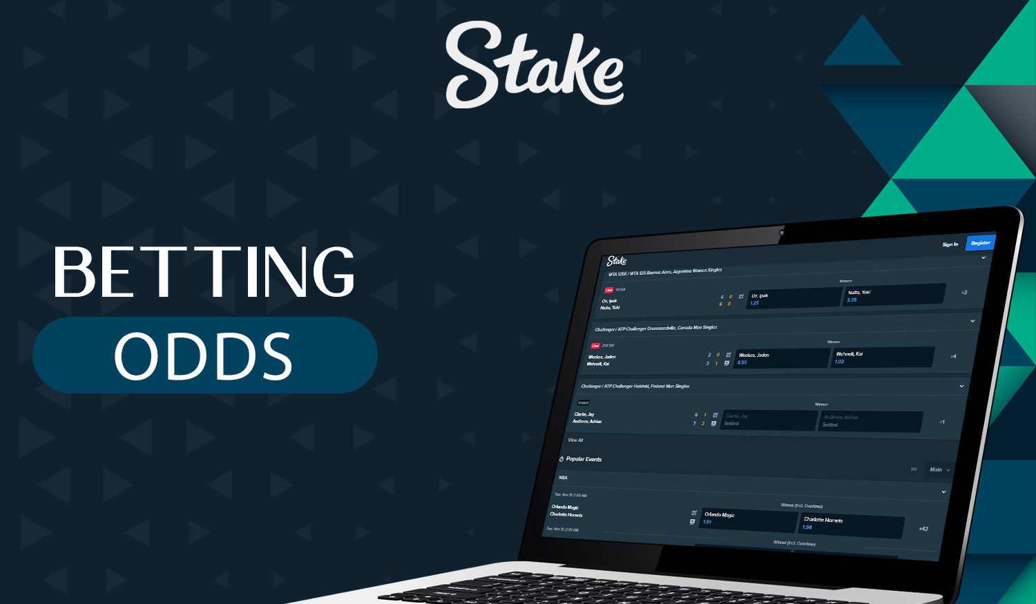 What odds Stake offers for sports betting to Indian users