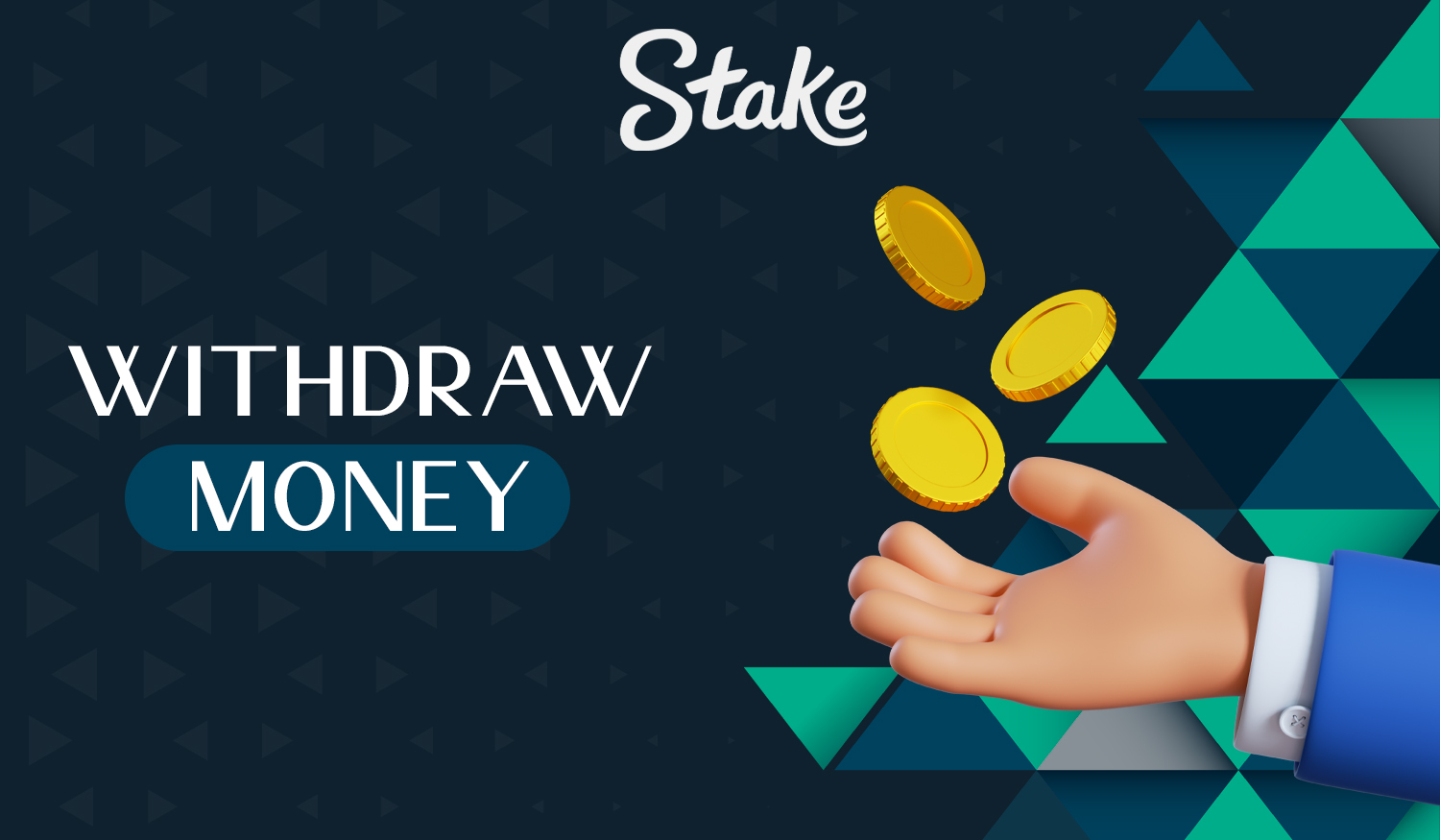 Step by step instructions on how to withdraw funds from Stake