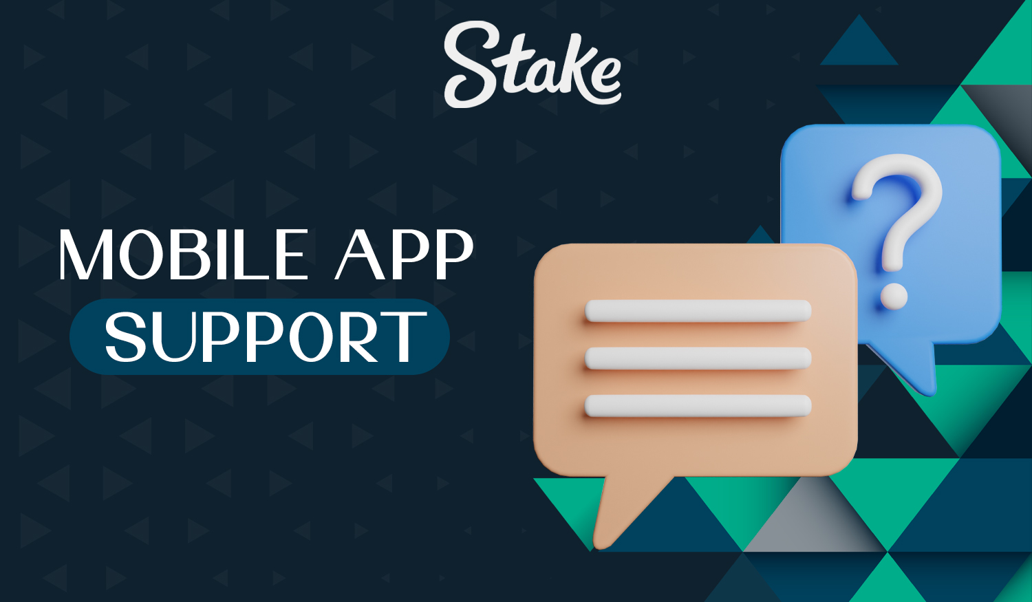 How to contact support via the Stake Mobile App 