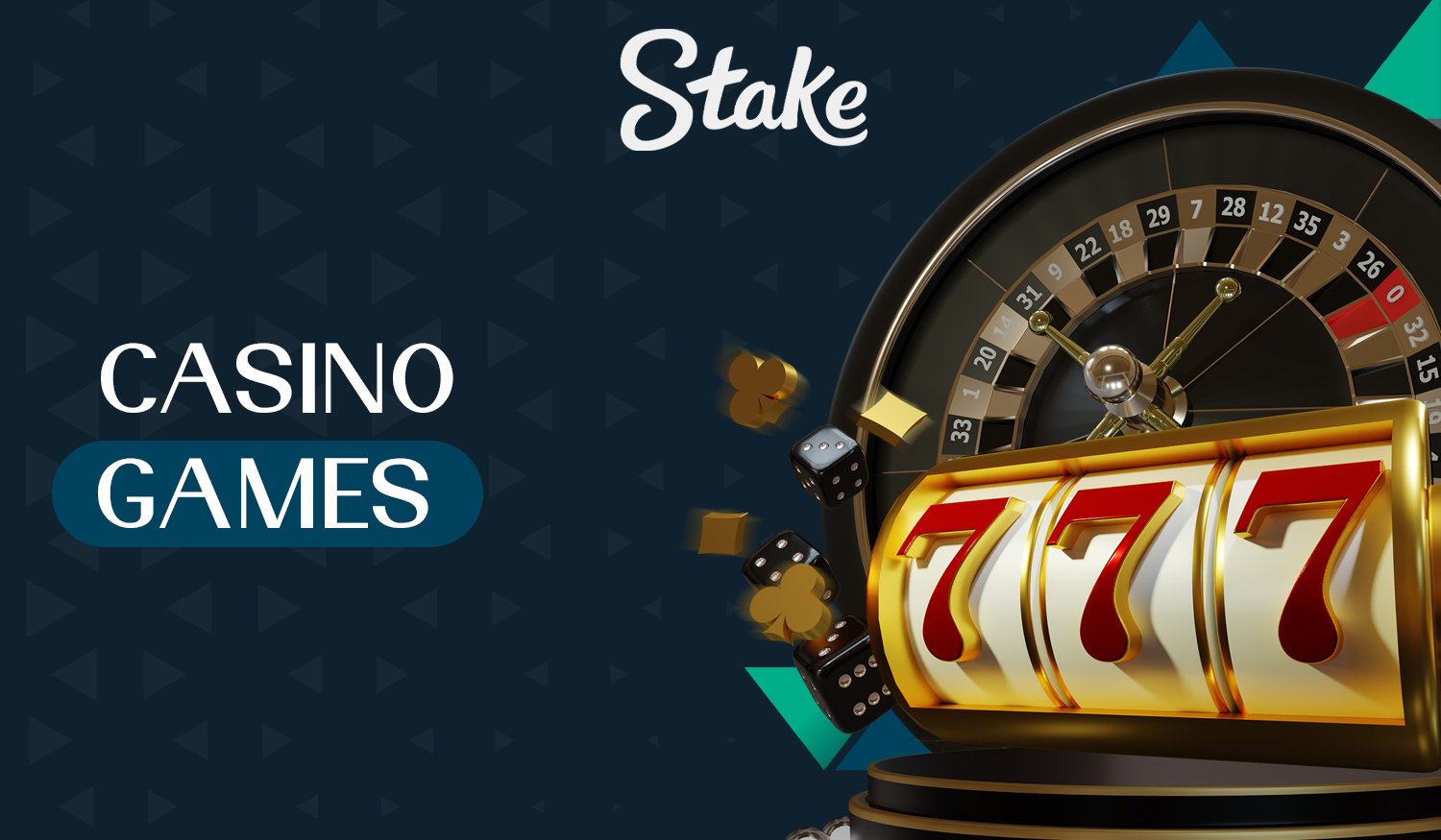 What kind of casino games does Stake offer to its online casino users?